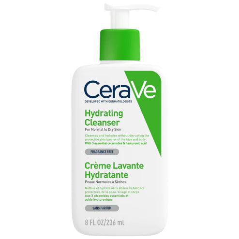 CeraVe Hydrating Dry Skin Cleanser غسول البشرة الجافه من سيراڤي