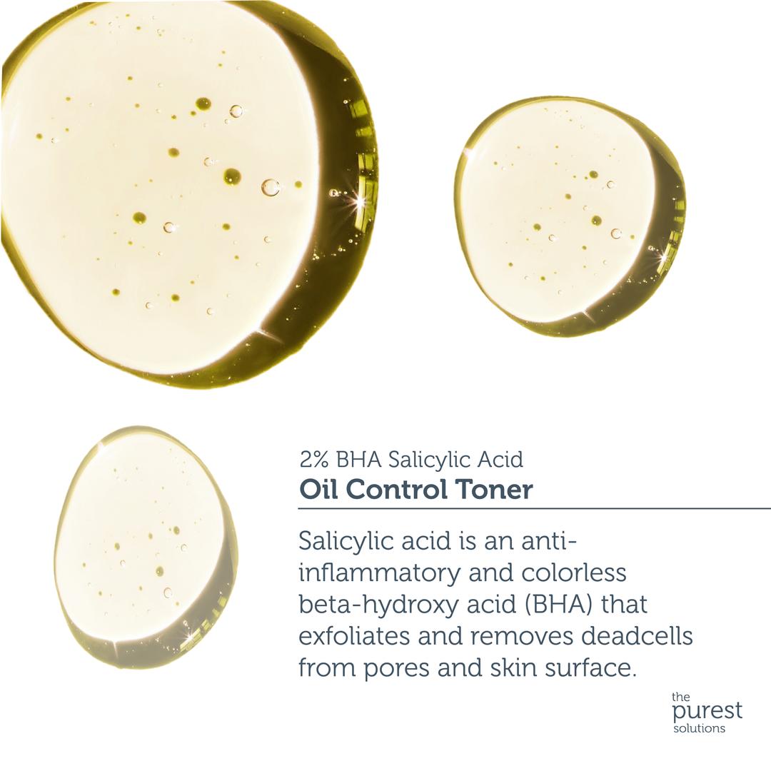 Salicylic Acid Oil Control Toner 200 Ml | The Purest Solutions | تونر للتحكم في زيت حمض الساليسيليك